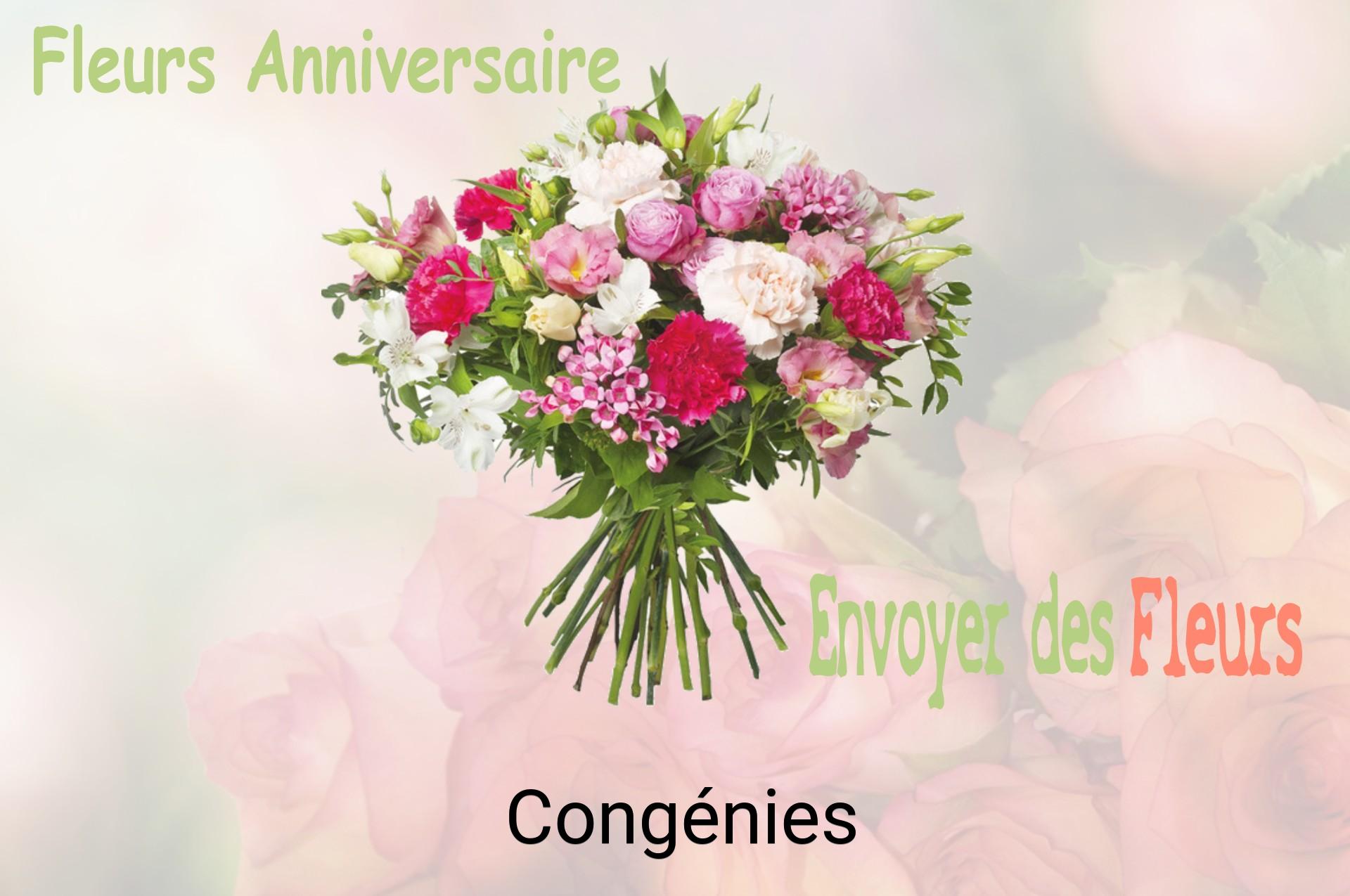 Bouquet de fleurs d’anniversaire livré à Congénies