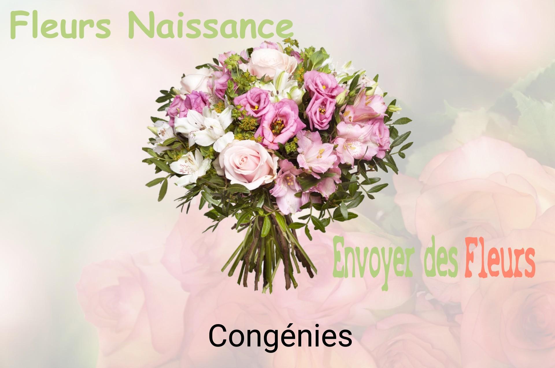 Bouquet de fleurs de naissance livré à Congénies
